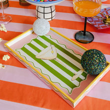 Load image into Gallery viewer, Martini Bliss: Hand-Painted Artistic Serving Tray