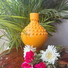 Load image into Gallery viewer, Sunlit Scribbles Handpainted Terracotta Flower Vase