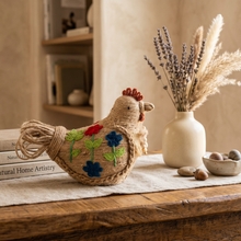 Load image into Gallery viewer, Wildflower Weaver Artisan Jute Hen