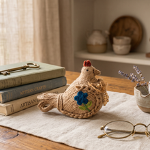 Load image into Gallery viewer, Boho-Rustic Paper Mache Bird