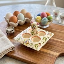 Load image into Gallery viewer, Rustic Floral Egg Holder