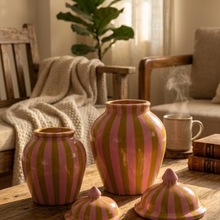 Load image into Gallery viewer, The Saffron-Rose Terracotta Urn