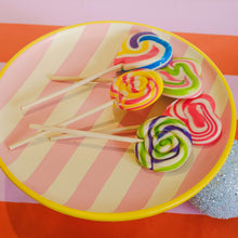 Load image into Gallery viewer, Pastel Parade: Hand-Painted Cake Stand