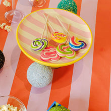 Load image into Gallery viewer, Pastel Parade: Hand-Painted Cake Stand