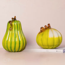 Load image into Gallery viewer, Fall Pumpkins In Green & Gold- Gift Set of 2 Pieces