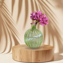 Load image into Gallery viewer, Greenie Beany Glass Flower vase