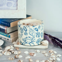 Load image into Gallery viewer, Ocean Whispers: Handcrafted & Hand painted Soy Wax Candle