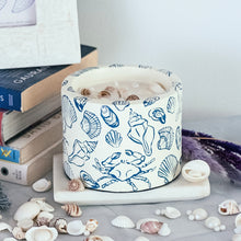 Load image into Gallery viewer, Ocean Whispers: Handcrafted & Hand painted Soy Wax Candle