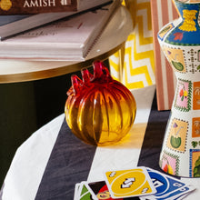 Load image into Gallery viewer, Golden Hour Petite Glass Pumpkin