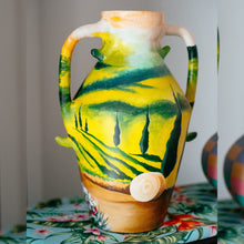 Load image into Gallery viewer, Chianti Sunset - Hand painted Terracotta Flower Pot
