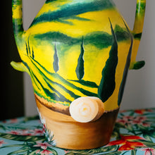 Load image into Gallery viewer, Chianti Sunset - Hand painted Terracotta Flower Pot
