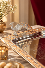 Load image into Gallery viewer, The Peach Royale Peacock Serving Tray