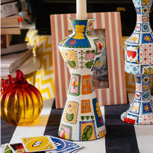 Load image into Gallery viewer, Island Dreams: Hand-Painted Candle Stand