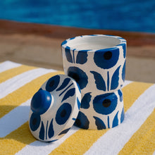Load image into Gallery viewer, Blue Morpho Handpainted Soy wax candle