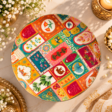 Load image into Gallery viewer, The Heritage Patchwork Pedestal Platter