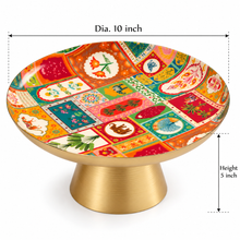 Load image into Gallery viewer, The Heritage Patchwork Pedestal Platter