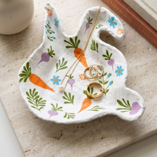 Load image into Gallery viewer, The Garden Bunny Artisan Paper Mache Dish