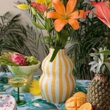 Load image into Gallery viewer, The Happiness Handpainted Terracotta Flower Vase