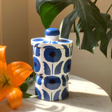 Load image into Gallery viewer, Blue Morpho Handpainted Soy wax candle