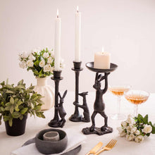 Load image into Gallery viewer, The Serious Bunny Pillar Candleholder