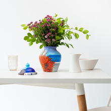 Load image into Gallery viewer, Into the Aegean sea- Handpainted Flower Pot