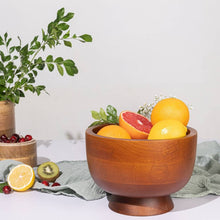 Load image into Gallery viewer, Wooden Serving Bowl