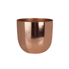 Load image into Gallery viewer, Rose Gold Metal Planter