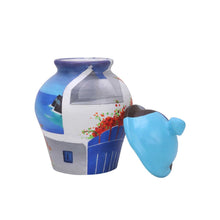 Load image into Gallery viewer, Into the Aegean sea- Handpainted Flower Pot