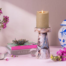 Load image into Gallery viewer, Love sous eiffel- Hand-Painted Candle Stands