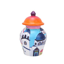 Load image into Gallery viewer, Oia Sunset- Handpainted Flower pot