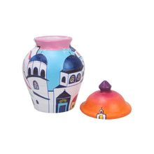 Load image into Gallery viewer, Oia Sunset- Handpainted Flower pot