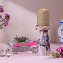 Load image into Gallery viewer, Love sous eiffel- Hand-Painted Candle Stands