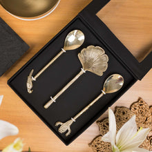 Load image into Gallery viewer, Havana Brass Cutlery Set of 3