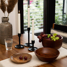 Load image into Gallery viewer, Skonhet Black Candle Stands set of 3