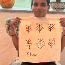 Load image into Gallery viewer, Bloom- Hand-painted Tote bag
