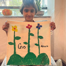 Load image into Gallery viewer, Go Green - Hand-painted Tote bag