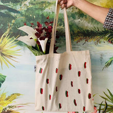 Load image into Gallery viewer, Cute little Melons- Hand-painted Tote bag