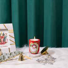 Load image into Gallery viewer, Santa is coming ! Handpainted & Handpoured Marsh Mallow Soy Wax Candle