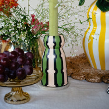 Load image into Gallery viewer, Olive Arcade: Hand-Painted Candle Stand
