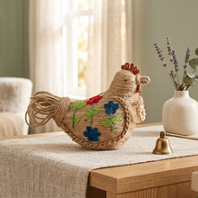 Load image into Gallery viewer, Wildflower Weaver Artisan Jute Hen
