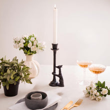 Load image into Gallery viewer, The Serious Bunny Pillar Candleholder

