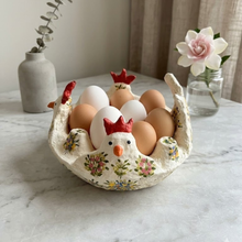 Load image into Gallery viewer, Rustic Spring Harvest egg holder
