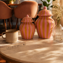 Load image into Gallery viewer, The Saffron-Rose Terracotta Urn
