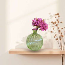Load image into Gallery viewer, Greenie Beany Glass Flower vase
