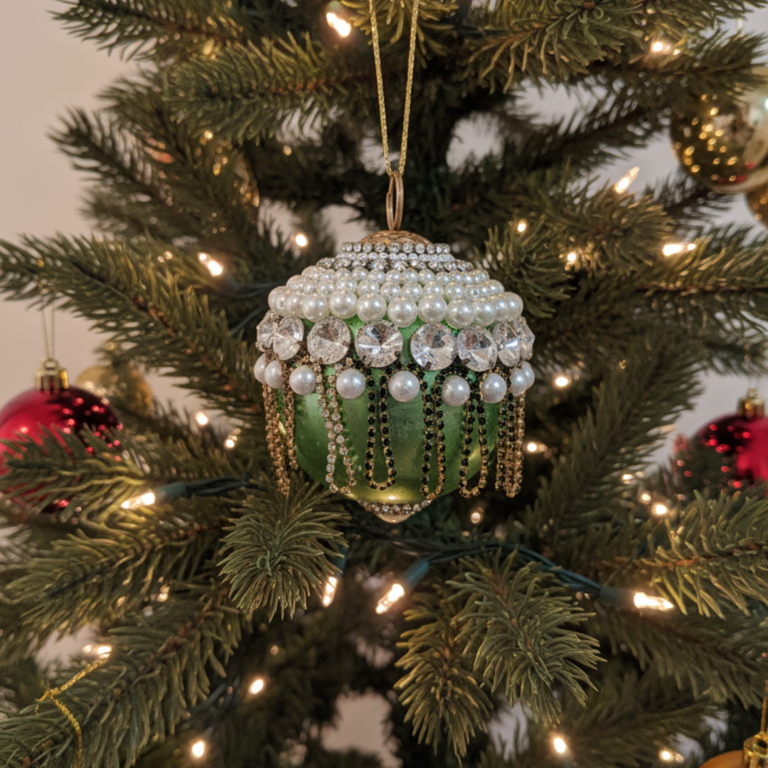 Luxurious Gemstone & Pearl Bauble