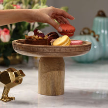 Load image into Gallery viewer, Farmhouse Wooden Cake Stand
