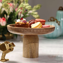 Load image into Gallery viewer, Farmhouse Wooden Cake Stand
