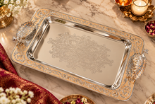 Load image into Gallery viewer, The Peach Royale Peacock Serving Tray
