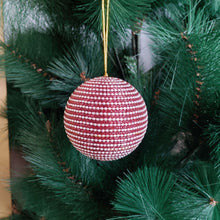 Load image into Gallery viewer, The Classic Red &amp; White Handracfted Christmas Ornament
