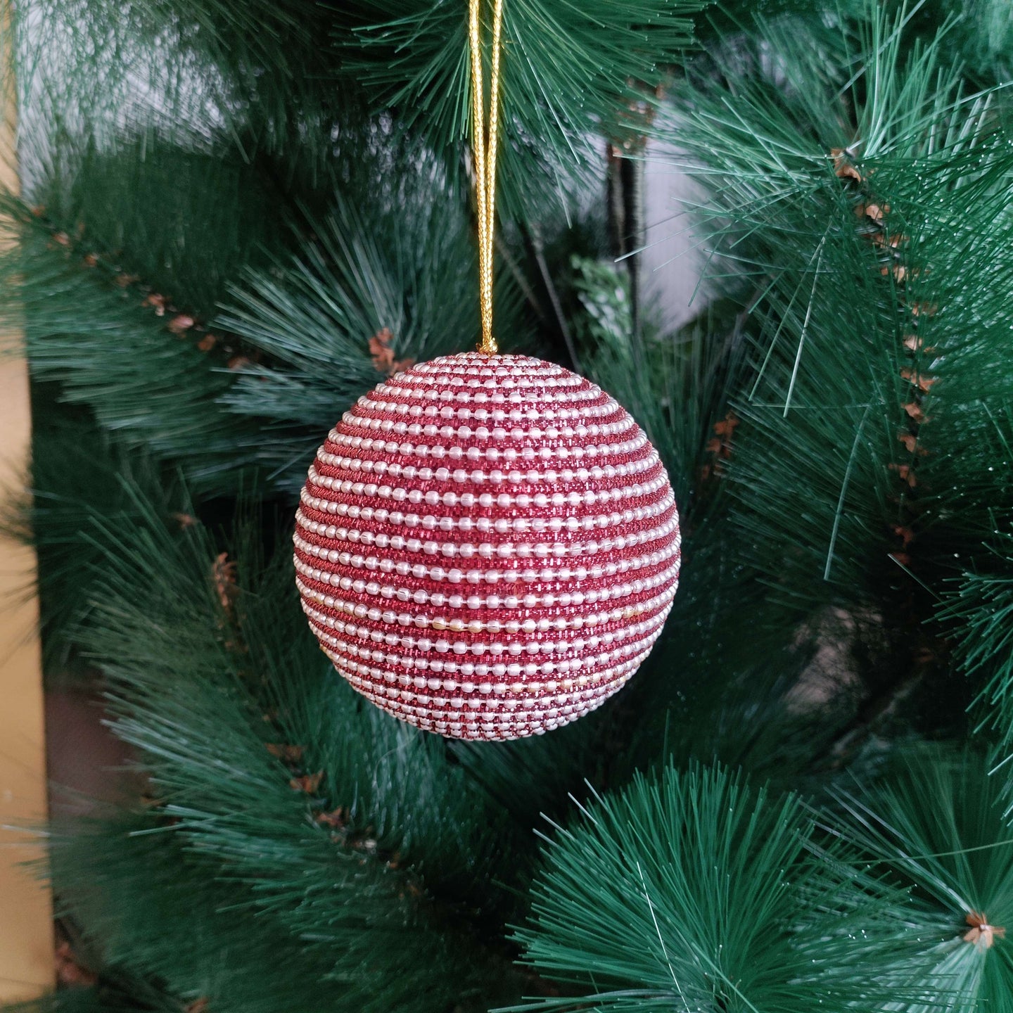 The Classic Red & White Handracfted Christmas Ornament